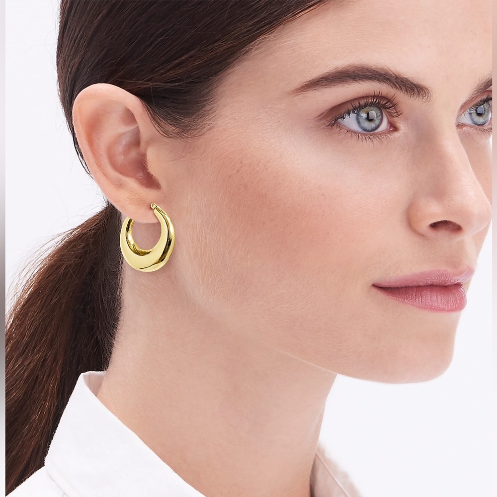 J. Crew Gold Hoop Earring Set